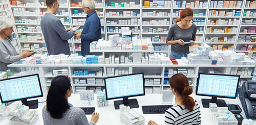photo interieur pharmacie Malki